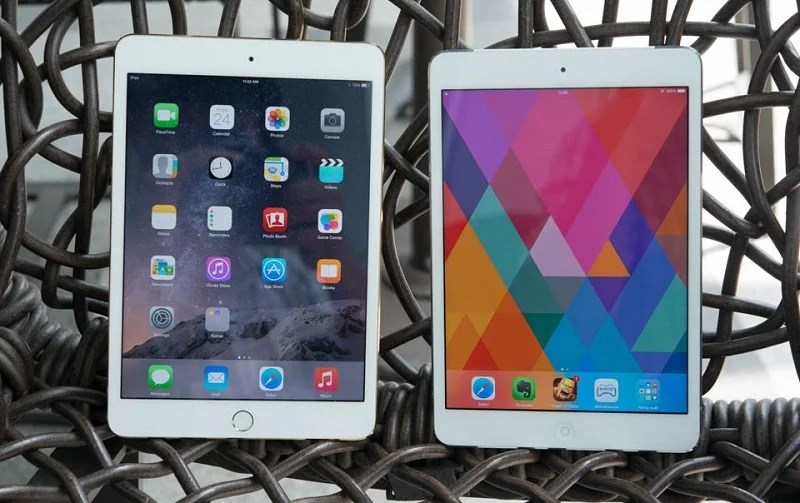 iPad mini 2 và iPad mini 3 đều được trang bị viên pin dung lượng lên đến 6471 mAh