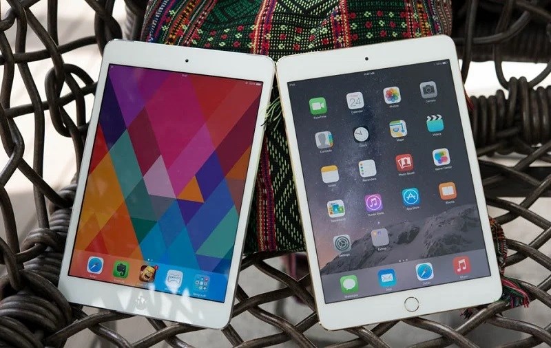 iPad mini 2 và mini 3 đều được trang bị chipset Apple A7 và GPU PowerVR G6430
