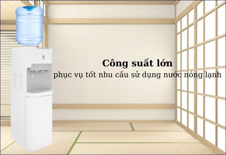 Với công suất 570W, cung cấp đủ nước nóng và nước lạnh nhanh chóng cho cả gia đình sử dụng Với công suất 570W, cung cấp đủ nước nóng và nước lạnh nhanh chóng cho cả gia đình sử dụng