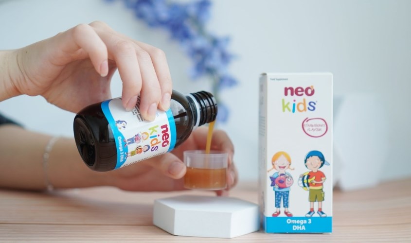 Siro Neo Kids Omega 3 DHA tăng cường thị lực 150 ml (từ 3 tháng)
