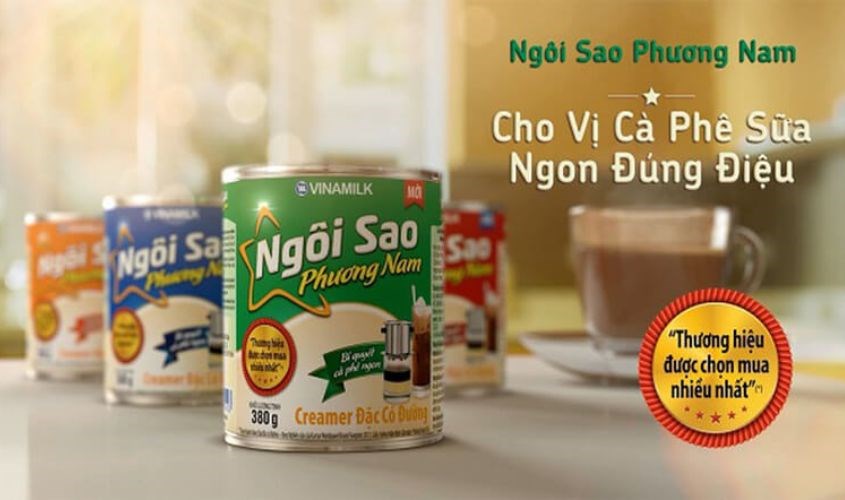 Các sản phẩm sữa đặc Ngôi Sao Phương Nam