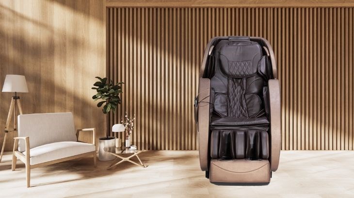 Ghế massage Fuji Luxury FJ 350 giúp xoa dịu cơn đau nhức, cải thiện tinh thần cho người dùng 