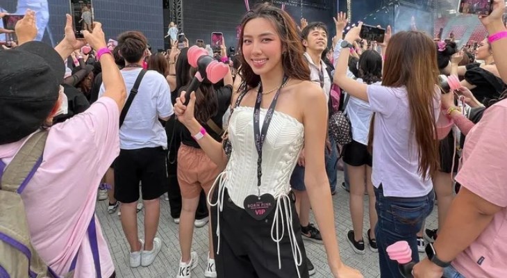 Outfit đến concert BLACKPINK thường có concept Đen Hồng Trắng