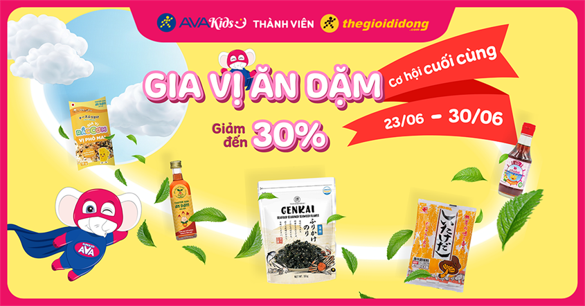 Cơ hội cuối cùng: Gia vị ăn dặm giảm đến 30%
