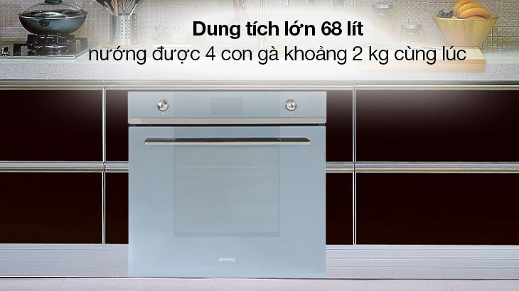 Bạn có thể tùy ý nấu nhiều món ăn cùng 10 chương trình cài đặt sẵn và nướng khoảng 4 con gà cùng lúc