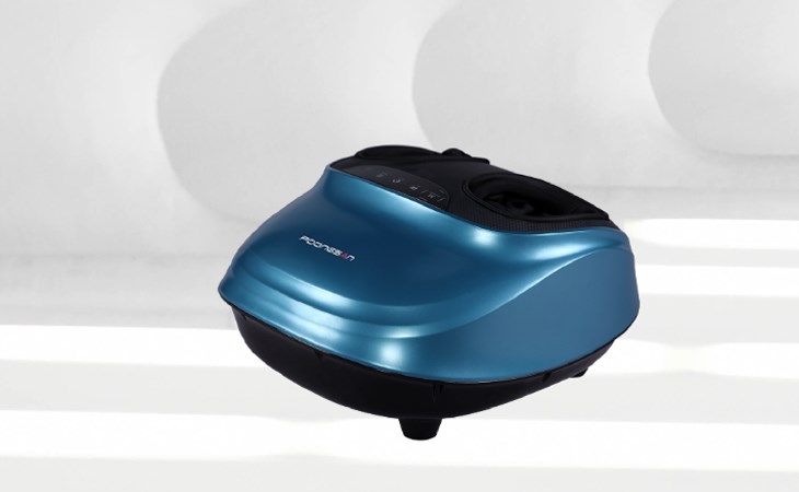 Máy Massage Chân Poongsan MFP-001 sử dụng con lăn xoay 360 độ giúp làm giảm các cơn đau chân nhanh chóng