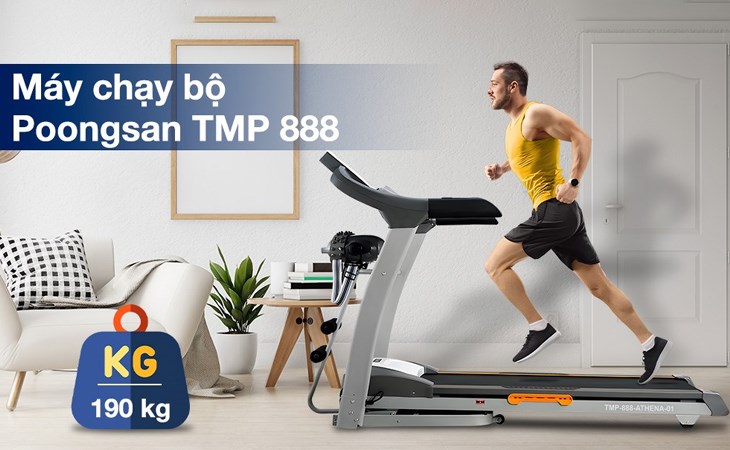 Máy Chạy Bộ Poongsan TMP 888 được thiết kế với đa dạng chương trình tập luyện, cho phép bạn thỏa sức lựa chọn cho phù hợp với nhu cầu sử dụng