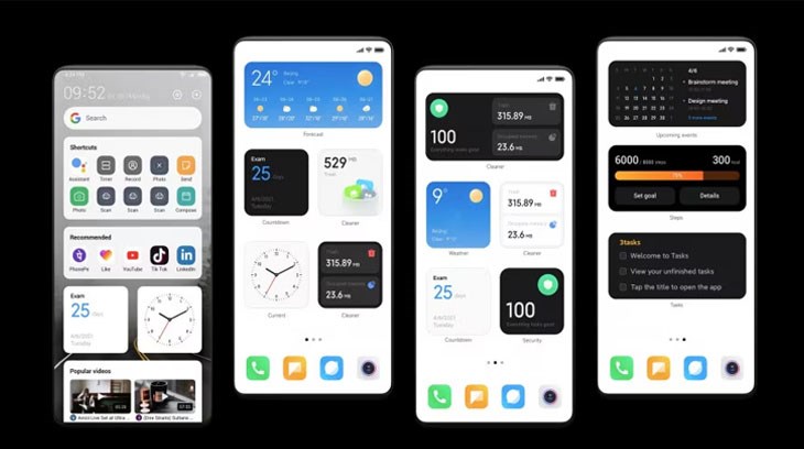 MIUI 14 sở hữu giao diện đẹp mắt hơn và có thể tùy chỉnh