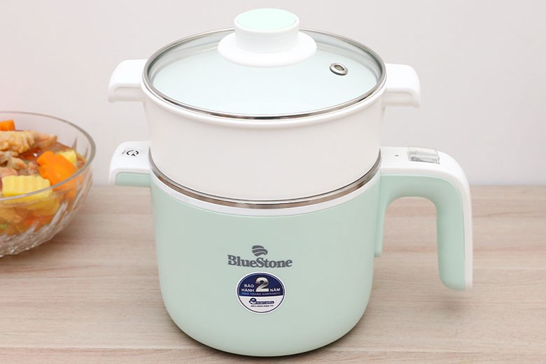 Ca lẩu điện mini với thiết kế nhỏ gọn, tiện lợi phù hợp cho 1 cá nhân hoặc ít người, các chuyến đi chơi, du lịch cần mang theo 