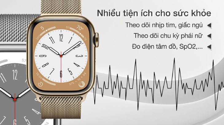 Có thể mua Đồng hồ thông minh Apple Watch S8 LTE 45mm dây thép tại cửa hàng Pgdphurieng.edu.vn