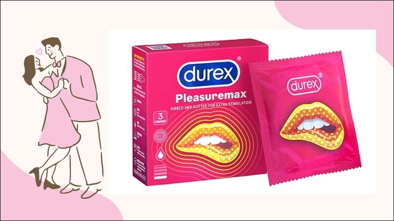 Bao cao su Durex Pleasuremax an toàn, không gây kích ứng da