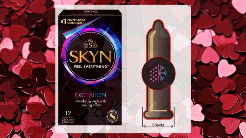 Bao cao su SKYN Excitation là sản phẩm cứu cánh cho người bị dị ứng latex