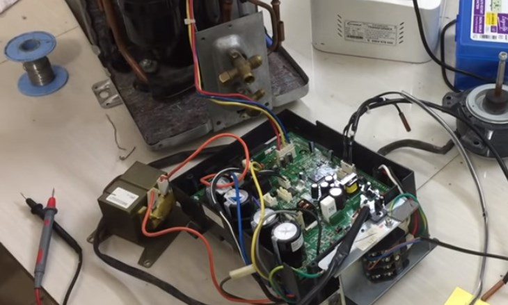 Mạch điện tử gặp vấn đề hoặc hư hỏng làm máy lạnh LG lỗi CH35