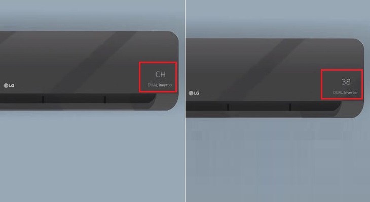 Dấu hiệu máy lạnh LG nháy đèn báo lỗi CH 38 trên dàn lạnh