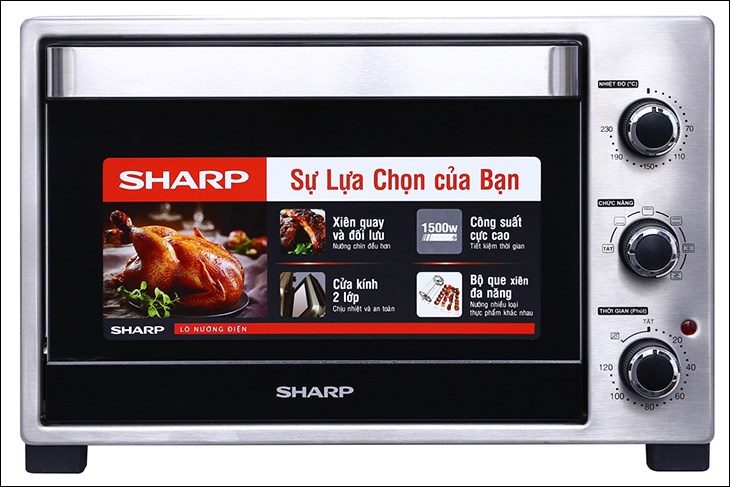 Người dùng cần lưu ý làm nóng lò nướng Sharp EO-A323RCSV-ST 32 lít trước khi nướng thực phẩm