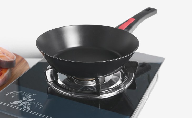 Chảo nhôm chống dính đáy từ 22 cm Kims Cook PBO22 có đường kính 22cm, chiên được 3 cánh gà cùng lúc Chảo nhôm chống dính đáy từ 22 cm Kims Cook PBO22 có đường kính 22cm, chiên được 3 cánh gà cùng lúc