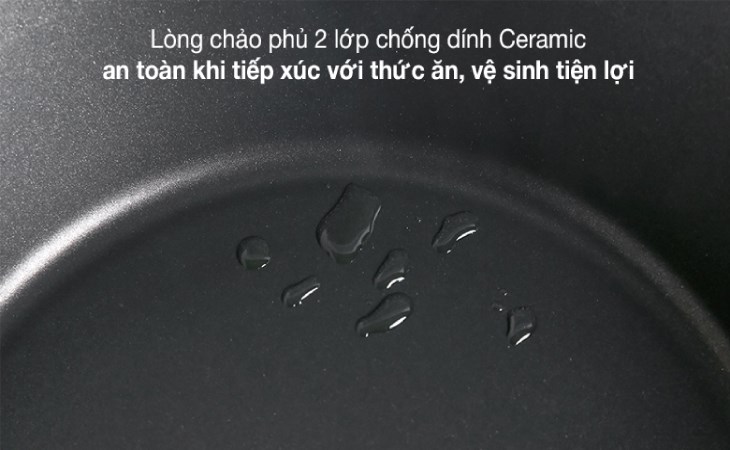 Chảo nhôm chống dính đáy từ 26 cm Kims Cook PBO26 phủ lớp chống dính Ceramic, cho khả năng chịu nhiệt tốt Chảo nhôm chống dính đáy từ 26 cm Kims Cook PBO26 phủ lớp chống dính Ceramic, cho khả năng chịu nhiệt tốt