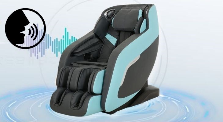 Ghế được tích hợp tính năng điều khiển bằng giọng nói tiếng Anh và tiếng Việt hiện đại