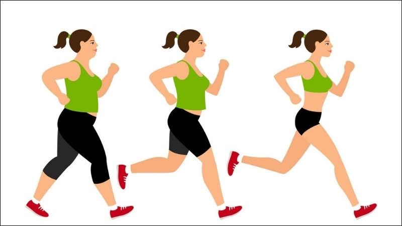Thay đổi trong quá trình giảm cân thường bắt đầu từ tuần thứ ba