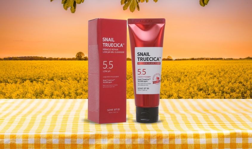 Gel rửa mặt chiết xuất Ốc Sên Some By Mi Truecica Miracle Repair Low pH 100 ml 