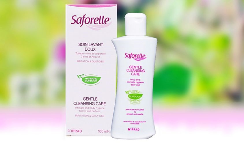 Dung dịch vệ sinh phụ nữ Saforelle Gentle Cleansing Care hương dịu nhẹ 100 ml