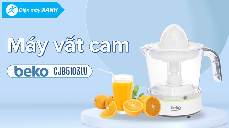 Máy vắt cam Beko 40W CJB5103W được bán với giá 550.000 đồng (cập nhật 07/2023 và có thể thay đổi theo thời gian)