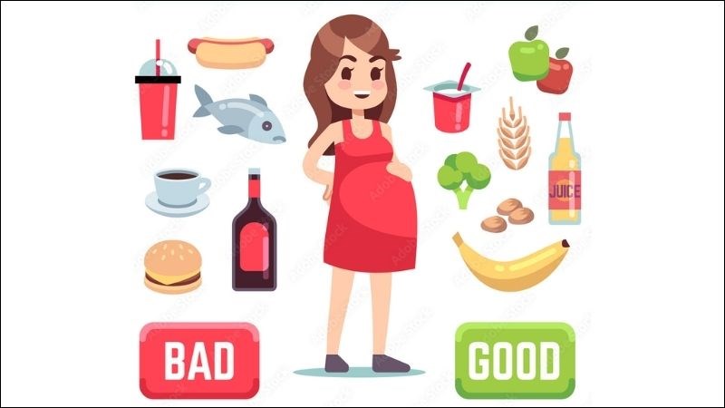 Mẹ bầu cần ước lượng nhu cầu năng lượng của cơ thể và chọn thực phẩm phù hợp