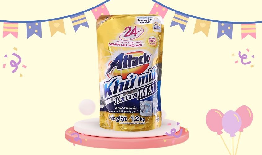 Nước giặt Attack