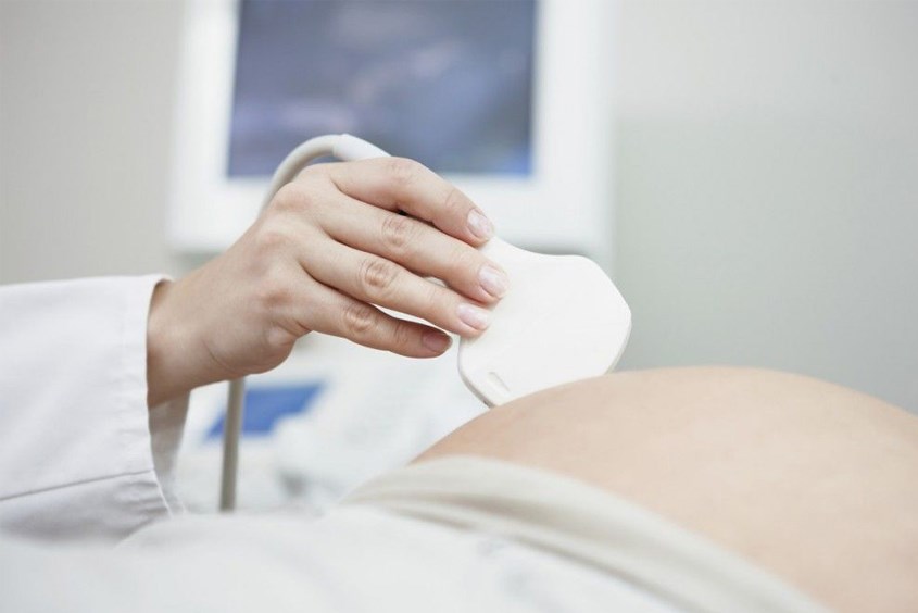 Có thể nhìn thấy các mạch máu khi siêu âm thai 21 tuần Có thể nhìn thấy khoang tim và các mạch máu chính khi siêu âm thai 21 tuần