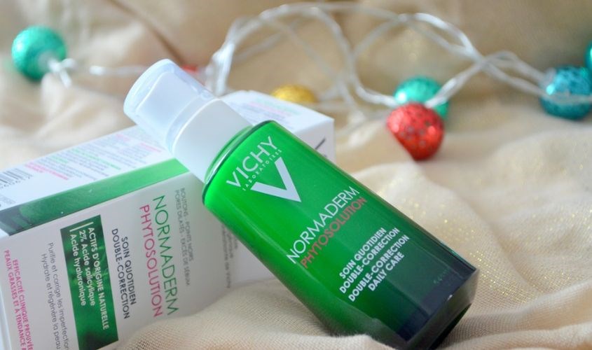 Gel sữa giảm mụn và khuyết điểm cho da mụn Vichy Normaderm Phytosolution 50 ml