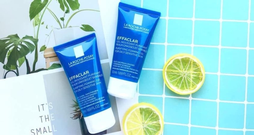  Gel rửa mặt làm dịu và giảm kích ứng cho da dầu mụn và da nhạy cảm La Roche-Posay Effaclar 50 ml
