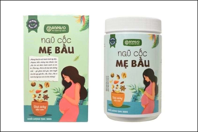 Ngũ cốc mẹ bầu Anpaso hũ 500g giúp bổ sung dưỡng chất cần thiết Dinh dưỡng cho thai nhi 31 tuần