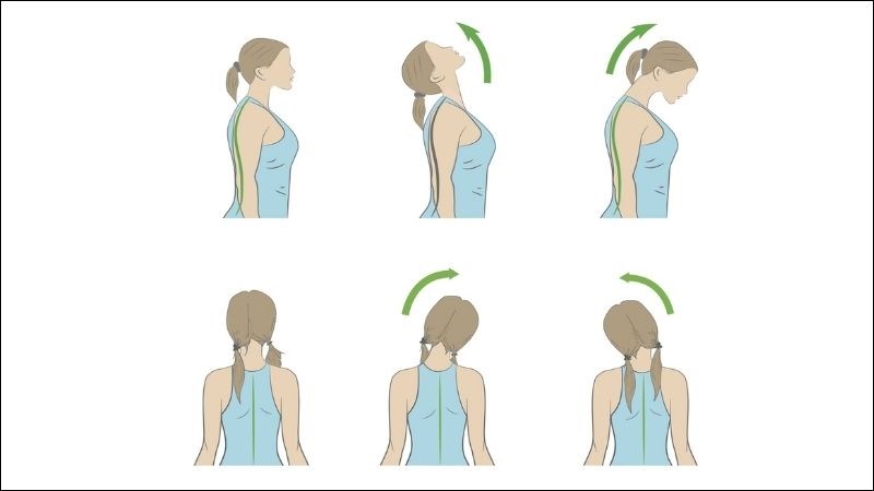 Tư thế kéo dài cổ giúp giảm đau lưng do thoát vị đĩa đệm