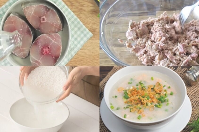 Cách nấu cháo cá cho bé đơn giản tại nhà