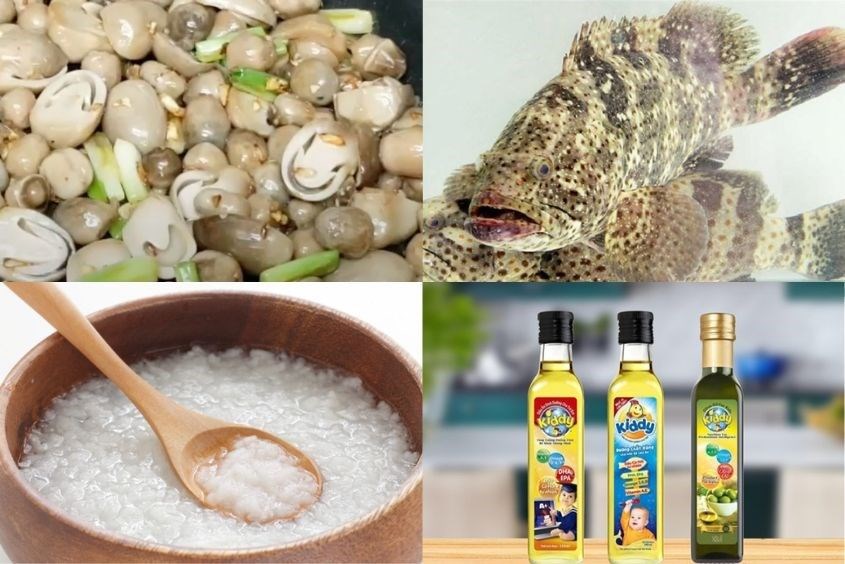 Cháo cá mú cho bé kết hợp với nấm rơm vô cùng bổ dưỡng