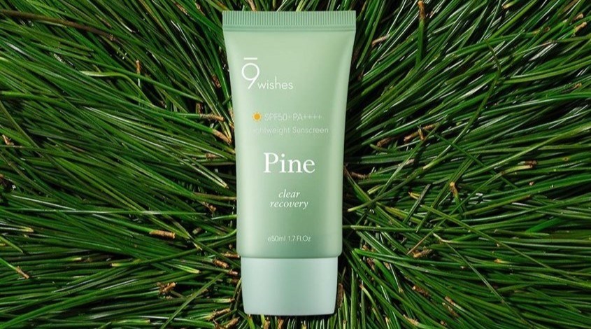 Kem chống nắng thanh lọc và phục hồi da 9 Wishes Pine SPF 50+ PA++++ 50 ml
