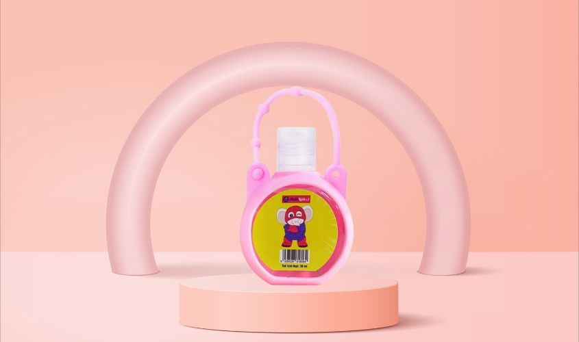 Gel rửa tay Cleanwel New trẻ em hương tươi mát 30 ml - Họa tiết ngẫu nhiên