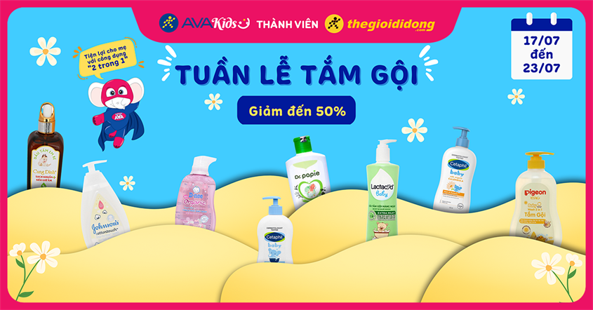 Tuần lễ tắm gội giảm sốc đến 50%