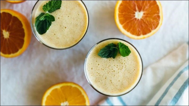 Sinh tố cam tươi rất giàu vitamin C giúp phòng ngừa thiếu máu não Sinh tố cam tươi rất giàu vitamin C giúp phòng ngừa thiếu máu não