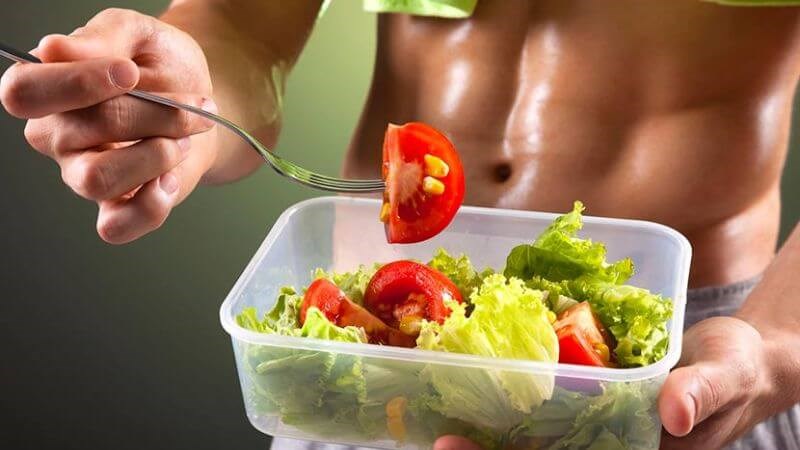 Chỉ nên bổ sung đủ lượng thực phẩm để hỗ trợ cho việc tập luyện thể thao