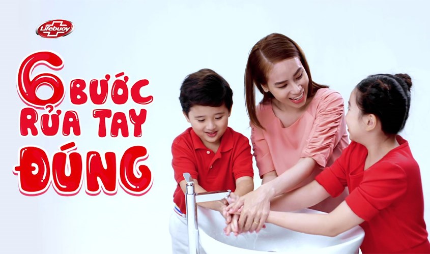 6 bước rửa tay đúng cách theo khuyến cáo của Bộ Y tế