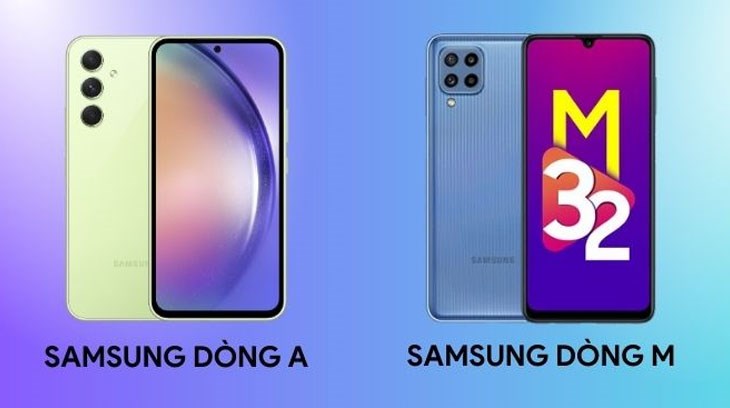 Thiết kế của Samsung dòng A và M tuy tương đồng nhưng vẫn có điểm khác biệt
