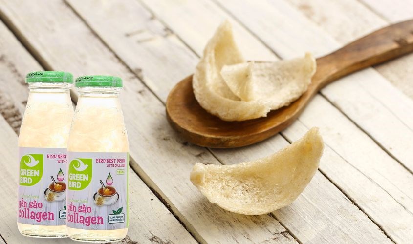 Nước yến sào collagen Green Bird 185 ml
