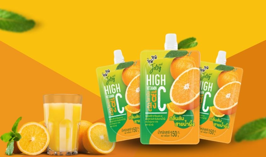Nước ép trái cây Jelly Gumi Gumi vị cam 150g
