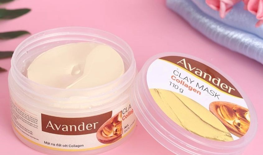 Mặt nạ đất sét Collagen dưỡng sáng, chống lão hoá Avander 110g
