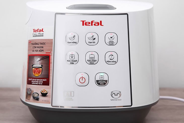 Nồi cơm điện tử Tefal 1.8 lít RK733168 trang bị  7 chương trình cài đặt sẵn, hỗ trợ nấu đa dạng món ngon