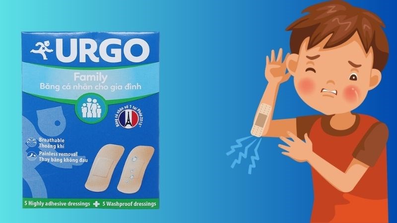 Bảo vệ vết thương nhỏ, vết trầy xước bằng băng keo cá nhân Bảo vệ vết thương nhỏ, vết trầy xước bằng băng keo cá nhân