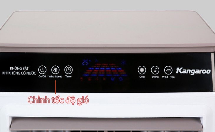 Điều chỉnh tốc độ gió theo nhu cầu