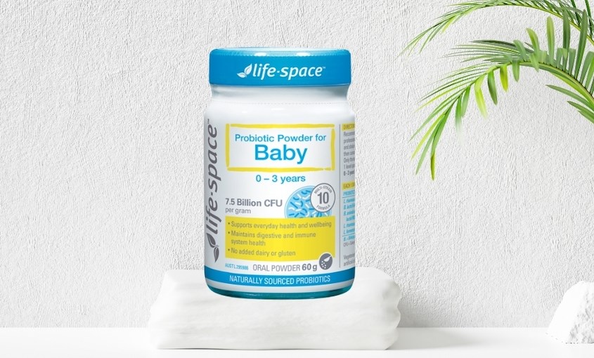 Men vi sinh Life Space For Baby chứa đến 10 chủng lợi khuẩn tốt cho hệ tiêu hoá