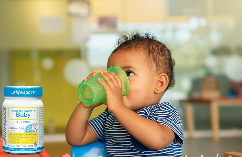 Cho bé sử dụng men vi sinh Life Space For Baby với liều lượng phù hợp lứa tuổi